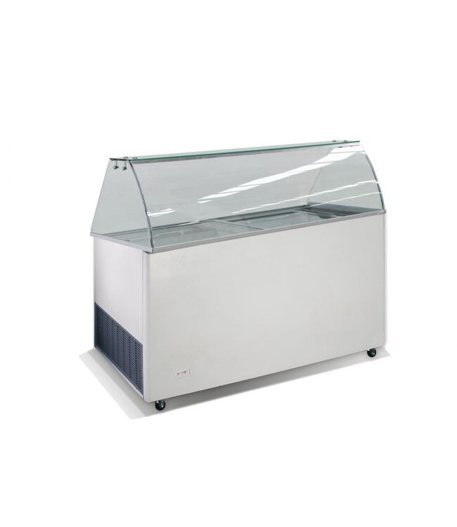 Schepijsvitrine Tenerife 10x5 ltr 1439x727x1229 mm (bxdxh) - Combisteel