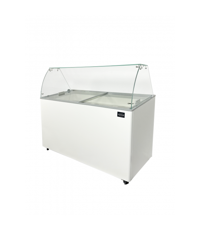 Schepijsvitrine Java 8x5 ltr 1184x727x1229 mm (bxdxh) - Combisteel