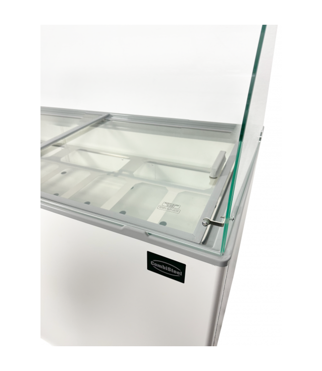 Schepijsvitrine Java 8x5 ltr 1184x727x1229 mm (bxdxh) - Combisteel