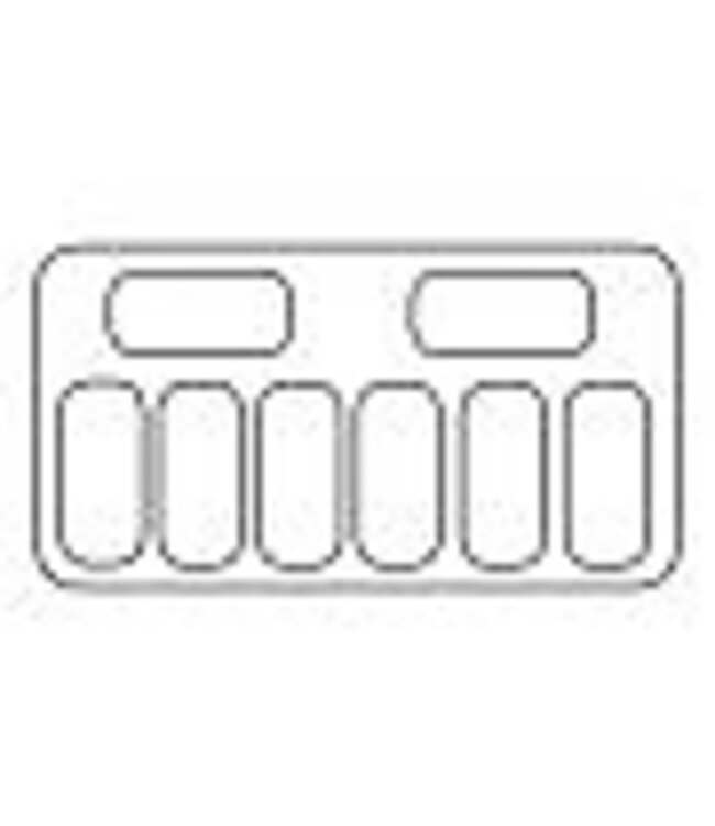 Schepijsvitrine Ibiza 8x5 ltr 1194x842x1285 mm (bxdxh) - Combisteel