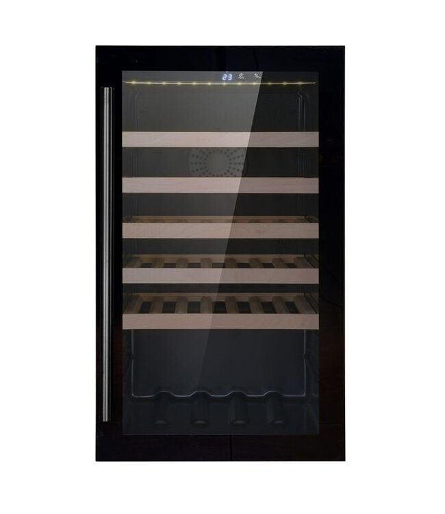 Wijnkoelkast 40 flessen 118 ltr (bruto inh.) 1 zone 485X600X820 mm (bxdxh) +5°C tot +20°C - Combisteel