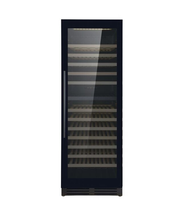 Wijnkoelkast 154 flessen 379 ltr (bruto inh.) 2 zones 595X710X1720 mm (bxdxh) +5°C tot +20°C - Combisteel