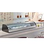 Coreco Sushivitrine 4x GN 1/3-40 etageervlak 1050x410x255 mm (bxdxh) 138 Watt - Coreco