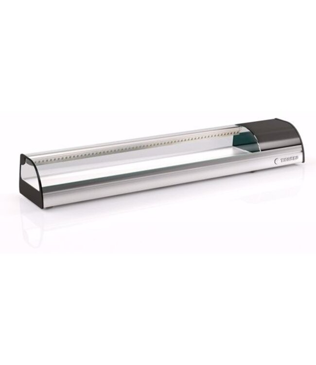 Sushivitrine 300x675 mm etageervlak 1050x410x255 mm (bxdxh) 138 Watt - Coreco