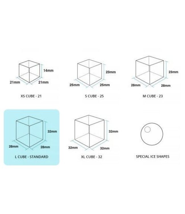 IJsblokjesmachine 46 kg/24u 15 kg bunker luchtgekoeld 633x511x690 mm (bxdxh) IM-45CNE-HC - Hoshizaki