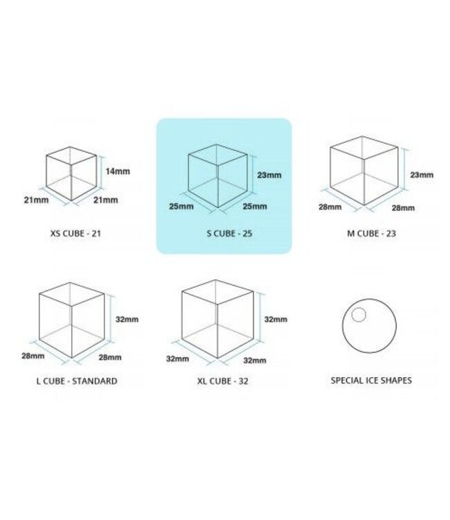 IJsblokjesmachine 105 kg/24u 50 kg bunker watergekoeld 704x506x1200 mm (bxdxh) IM-100WNE-HC - Hoshizaki