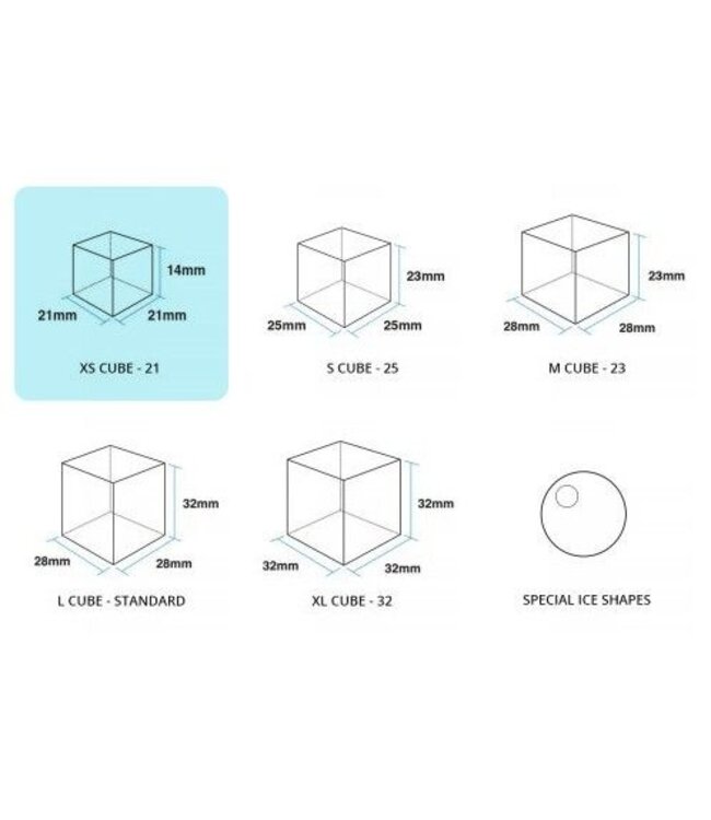 IJsblokjesmachine 120 kg/24u 50 kg bunker luchtgekoeld 704x506x1200 mm (bxdxh) IM-130NE-HC - Hoshizaki