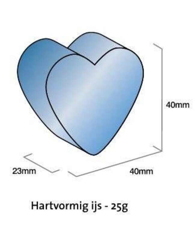 Ijsblokjesmachine Hart-vormig ijsblokje 33 kg/24u 26 kg bunker luchtgekoeld 633x506x860 mm (bxdxh) IM-65NE-HC-H - Hoshizaki