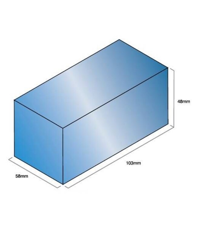 Ijsblokjesmachine XXXL ijsblokje 39 kg/24u 26 kg bunker luchtgekoeld 633x506x860 mm (bxdxh) IM-65NE-HC-LM103 - Hoshizaki