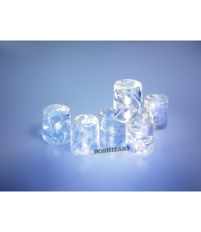 Ijsblokjesmachine Cilinder-vormig ijsblokje 95 kg/24u 50 kg bunker luchtgekoeld 704x506x1200 mm (bxdxh) IM-100NE-HC-C - Hoshizaki