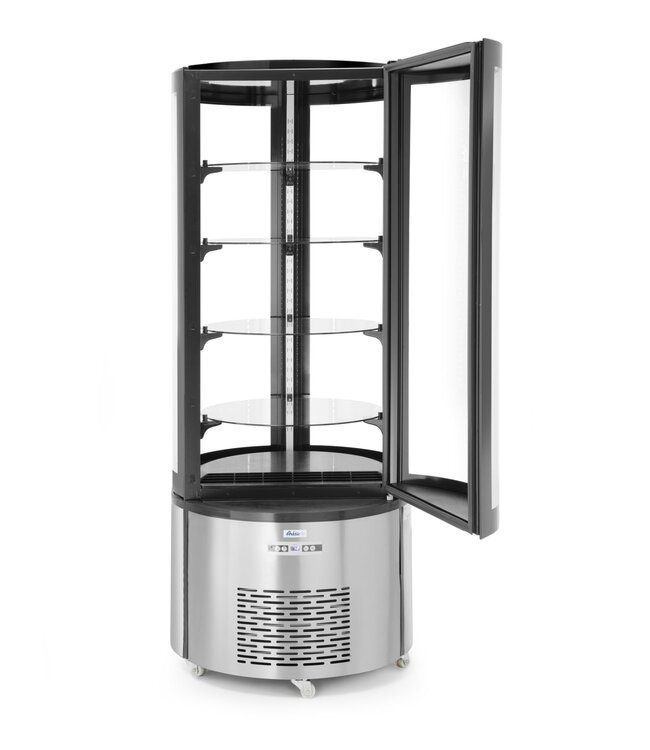 Gebaksvitrine Ø680x(h)1750 mm rond 0°C tot 6°C met LED verlichting - Arktic