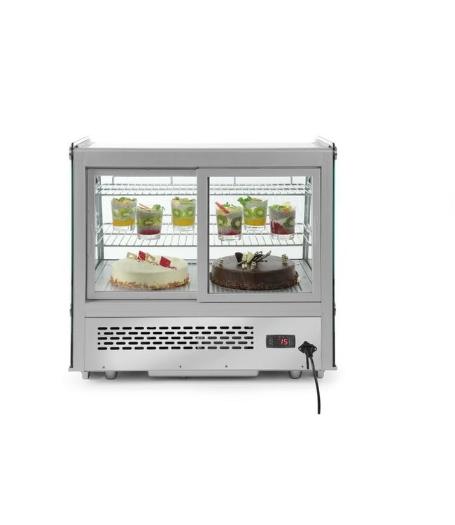 Gebaksvitrine 850x586x686 (bxdxh) 2°C tot 6°C - Arktic