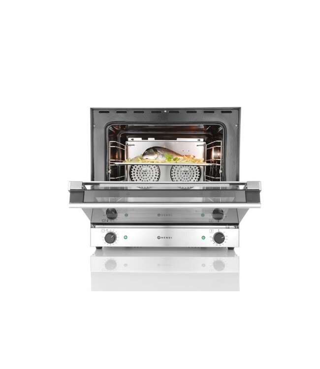 Heteluchtoven 595x595x570 (bxdxh) 230V H90 - Hendi