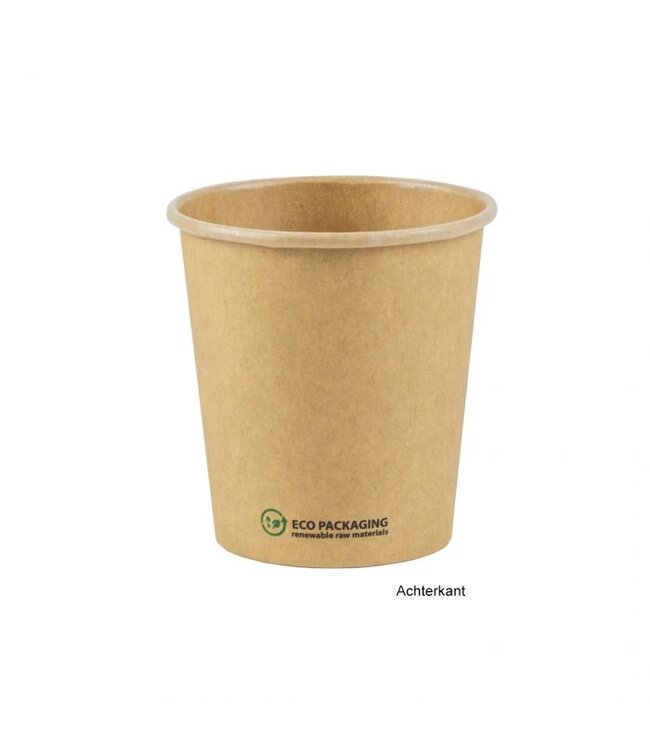 Koffiebeker FSC® kraft/PLA 21 cl 73 mm Ø | prijs & verp per 1000 stuks