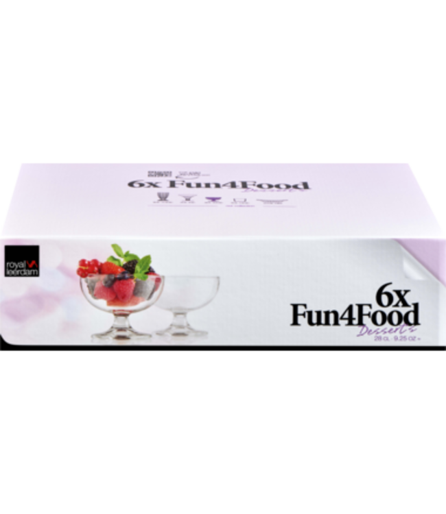 IJscoupe 28 cl Ø75x(h)85 mm Fun 4 Food - Royal Leerdam | prijs & verp per 6 stuks