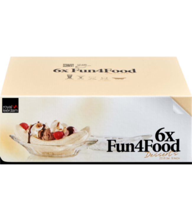 IJsglas 23 cl Ø125 mm Fun 4 Food - Royal Leerdam | prijs & verp per 6 stuks