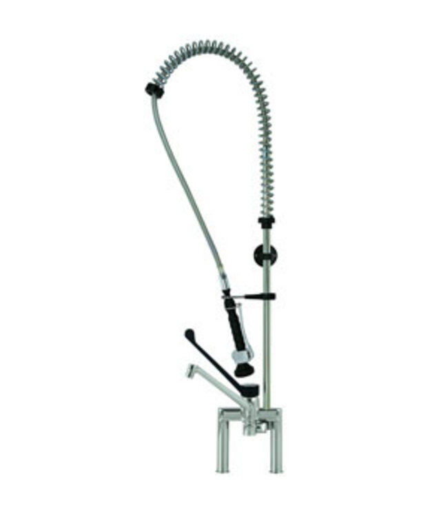 Spoeldouche met elleboogbediening - Combisteel