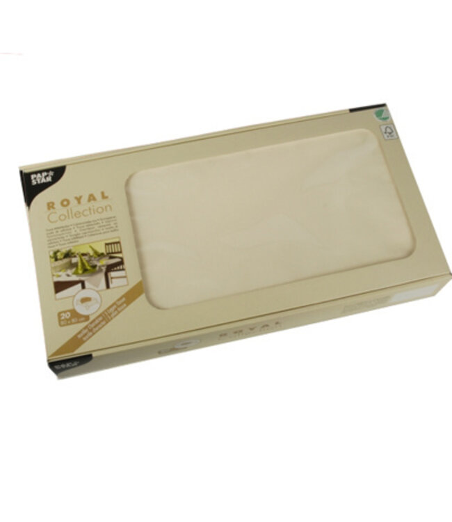 Napperon 80x80 cm champagne Tissue Royal Collection - Papstar | prijs & verp per 100 stuks