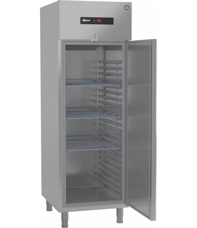 Koelkast 600/415 ltr (br/netto inh.) 654x830x1980-2030 mm (bxdxh) 0°C tot +10°C RVS K 70-4 L DR Advance 70 - Gram