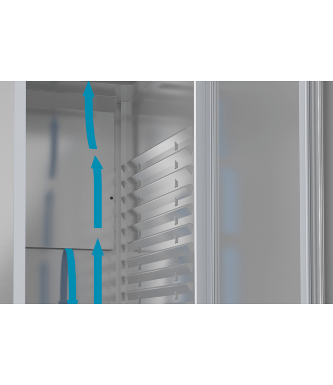 Koelkast 600/415 ltr (br/netto inh.) 654x830x1980-2030 mm (bxdxh) 0°C tot +10°C RVS K 70-4 L DR Advance 70 - Gram