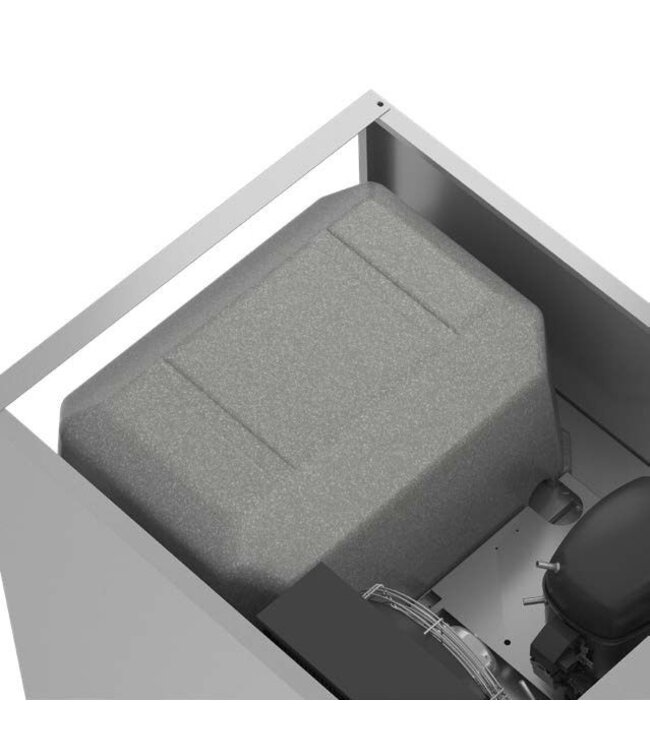 Koelkast 600/415 ltr (br/netto inh.) 654x830x1980-2030 mm (bxdxh) 0°C tot +10°C RVS K 70-4 L DR Advance 70 - Gram