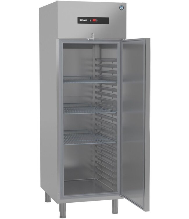 Vrieskast 600/415 ltr (br/netto inh.) 654x830x1980-2030 mm (bxdxh) -12°C tot -25°C RVS F 70-3 L DR Advance 70 - Gram