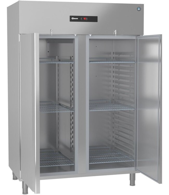 Koelkast 1200/797 ltr (br/netto inh.) 1344x830x1980-2030 mm (bxdxh) 0°C tot +10°C RVS K 140-3 L DR Advance 140 - Gram