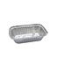 Menubak 196x126x53 mm 70 cl aluminium | prijs & verp per 1000 stuks