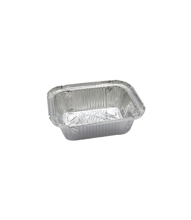 Menubak 147x123x50 mm 44 cl aluminium | prijs & verp per 800 stuks