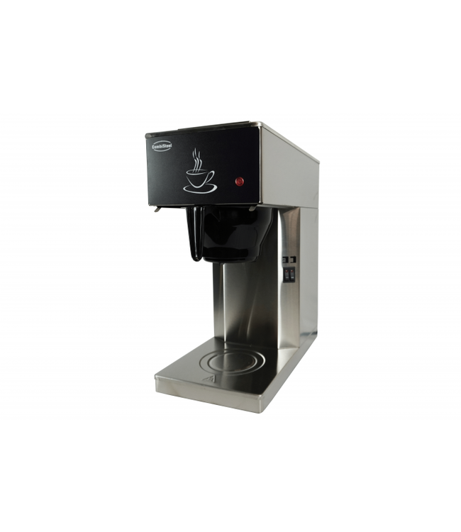 Koffiezetapparaat met 2 glas-kannen 1,8 ltr - Combisteel