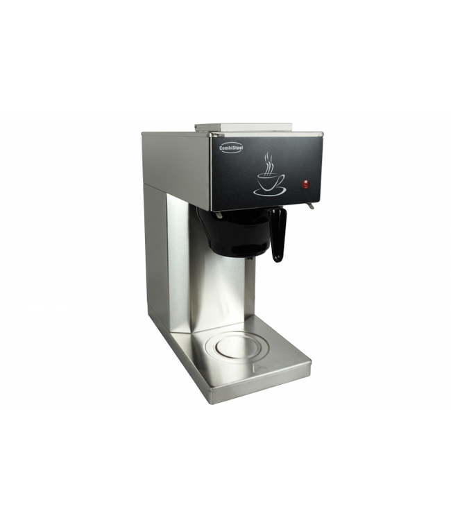 Koffiezetapparaat met 2 glas-kannen 1,8 ltr - Combisteel