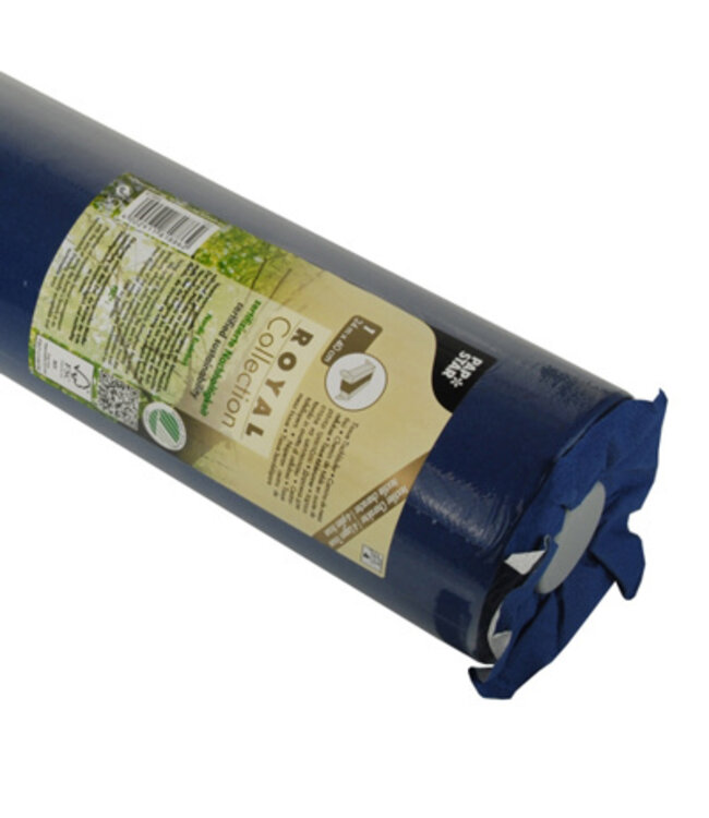 Tafelloper donkerblauw 24 mtr x 40 cm Tissue Royal Collection - Papstar | prijs & verp per 4 stuks