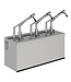 Kalando Heveldispenser GN 1/6 3-delig rvs inclusief bakken en behuizing - Kalando