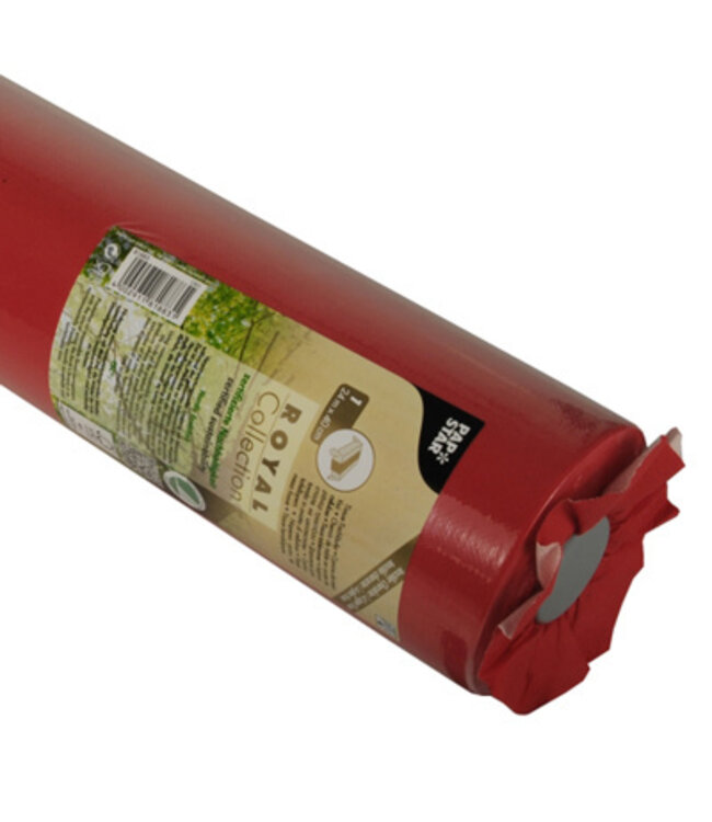 Tafelloper rood 24 mtr x 40 cm Tissue Royal Collection - Papstar | prijs & verp per 4 stuks
