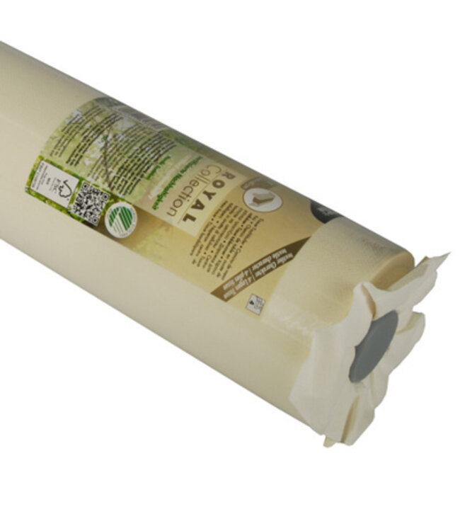 Tafelloper champagne 24 mtr x 40 cm Tissue Royal Collection - Papstar | prijs & verp per 4 stuks