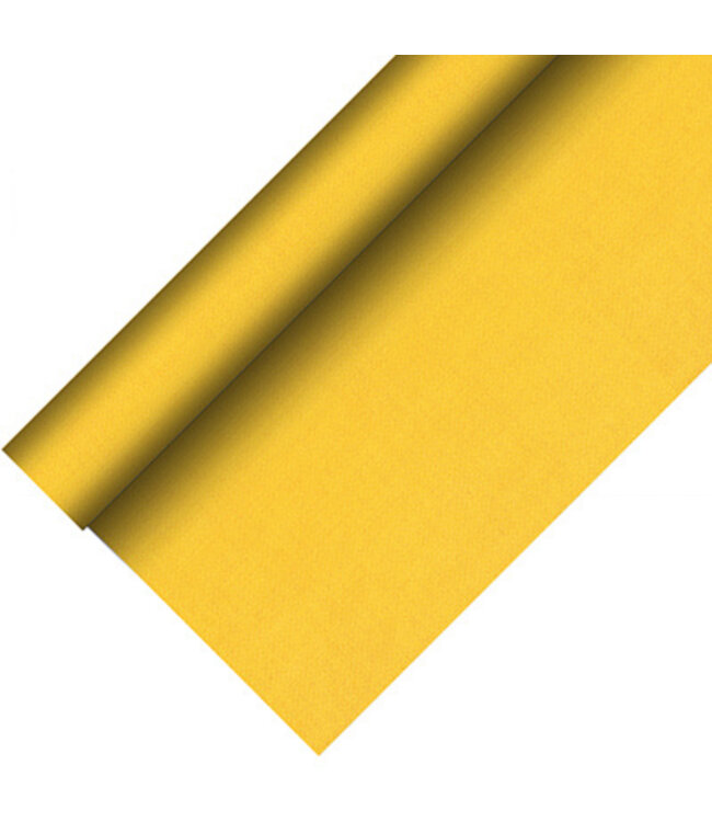 Tafelkleed geel 20 mtr x 118 cm PV-Tissue mix  Royal Collection - Papstar | prijs & verp per 2 stuks