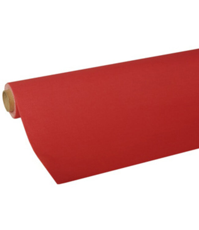 Tafelkleed rood 5 mtr x 118 cm Tissue Royal Collection - Papstar | prijs & verp per 10 stuks