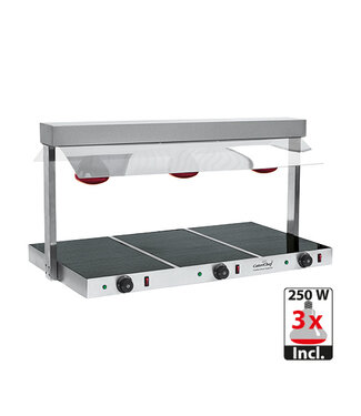 CaterChef Warmhoudplaat met brug 1089x550x570 mm - Caterchef