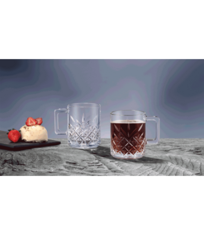 Theeglas 25 cl Ø73x(h)75 mm Timeless - Pasabace | prijs & per 2 stuks