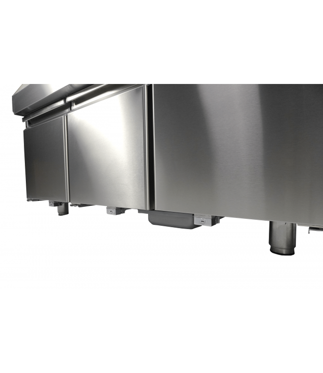 Koelwerkbank met cocktailbar station 1700x700x1000 mm (bxdxh) met 3 deuren -2°C tot 8°C - Combisteel