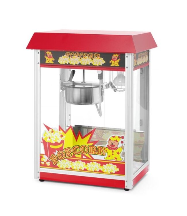 Popcornmachine rood 230V/1500W - Hendi