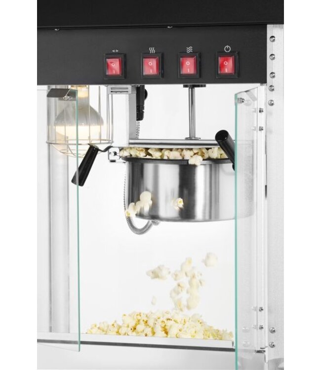 Popcornmachine rood 230V/1500W - Hendi