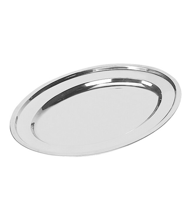 Serveerplateau ovaal 250x180 mm - Roestvrijstaal