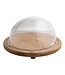 Sans Marque Serveerplateau met rolltop deksel Ø380 mm - Hout