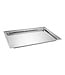 Sans Marque Serveerplateau rechthoekig 445x295 mm - Roestvrijstaal