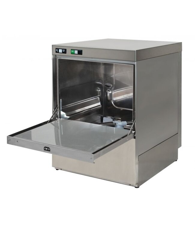 Vaatwasser voorlader met afvoerpomp 572x630x814 mm (bxdxh)  Standard Line Sl 500-230 DP - Combisteel