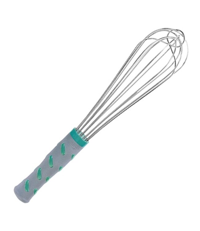 Garde  31 cm RVS uitgevoerd met dikkere draden en hittebestendig handvat die voorzien is van noppen voor betere grip
