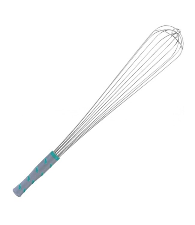 Garde  56 cm RVS uitgevoerd met dikkere draden en hittebestendig handvat die voorzien is van noppen voor betere grip
