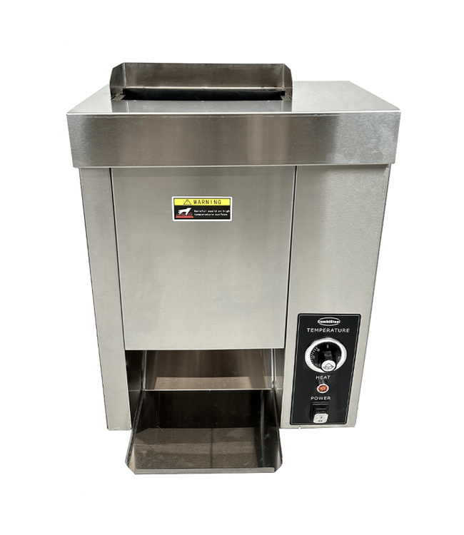 Hamburgerbroodjes toaster tafelmodel 360 buns/720 toast per uur 460x350x610 (bxdxh) 230V - Combisteel