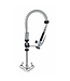 Gastro-Inox Voorspoeldouche 700 mm monobloc met draaihendels - Gastro-Inox